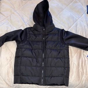 Old Navy Puffer Vest Jacket in Black